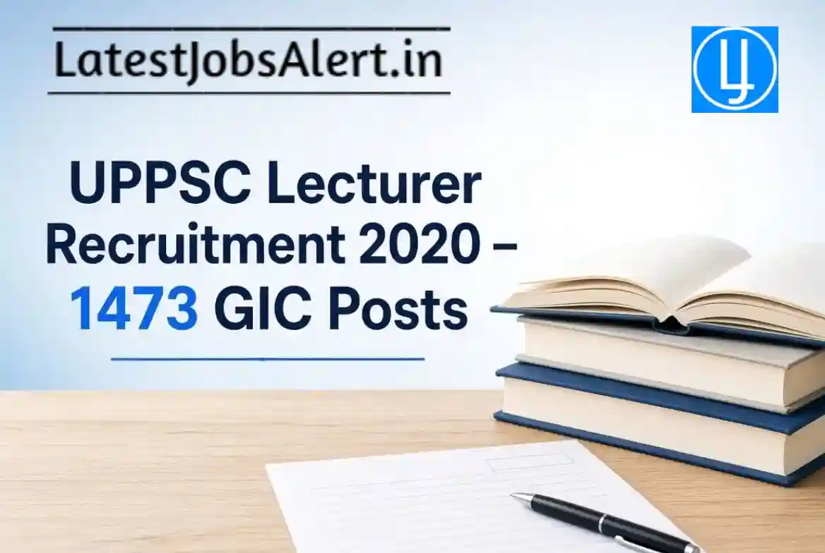 UPPSC Lecturer Recruitment 2020