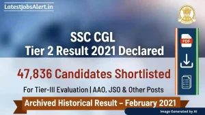SSC CGL Tier 2 Result