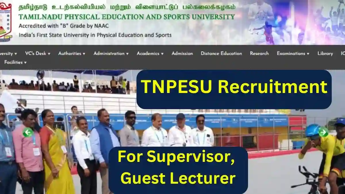 TNPESU Recruitment Notification