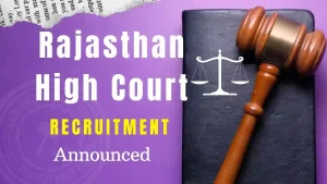 Rajasthan High Court Recruitment