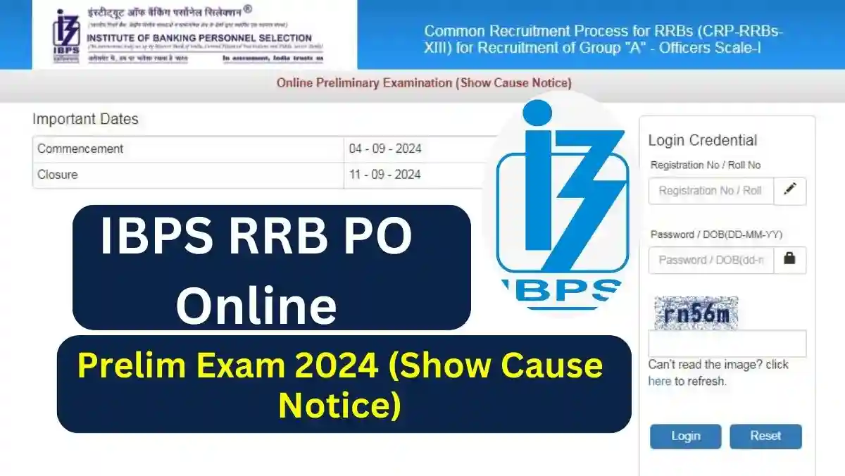 IBPS RRB PO Show Cause Notice