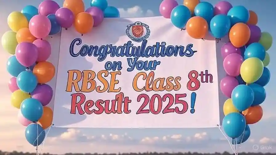 Celebrate RBSE Shala Darpan 8th Result 2025