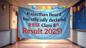 RBSE Shala Darpan 8th Result 2025 Declared