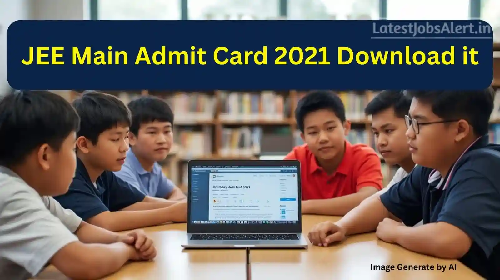 JEE Main Admit Card 2021 Download it-