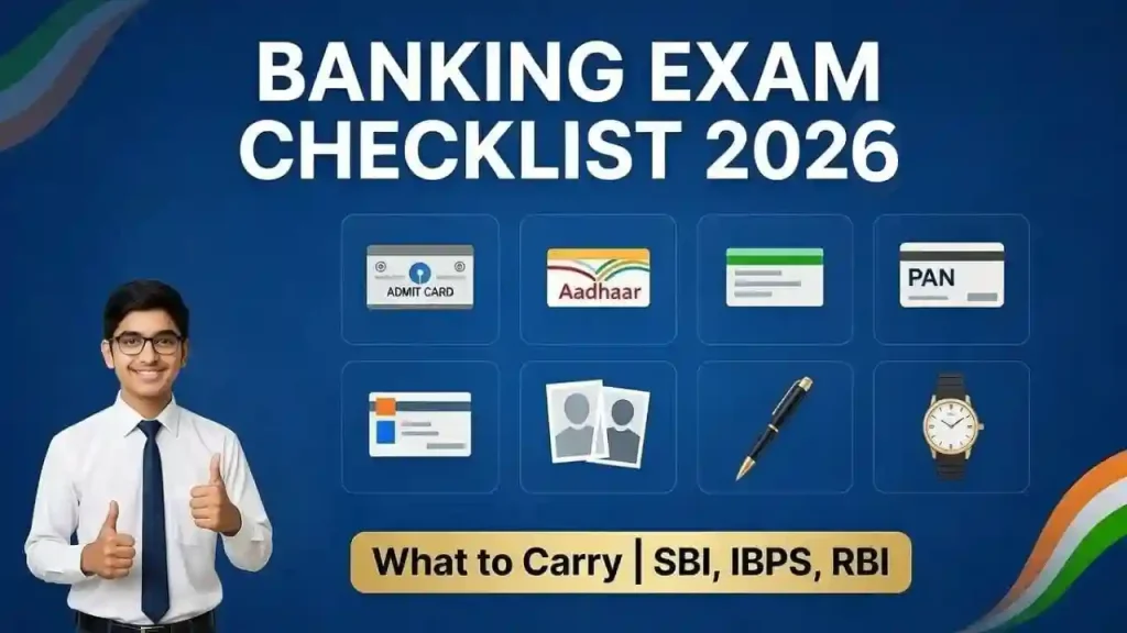 What to Carry for Banking Exam