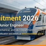 RRB JE Recruitment 2026 Notification Out