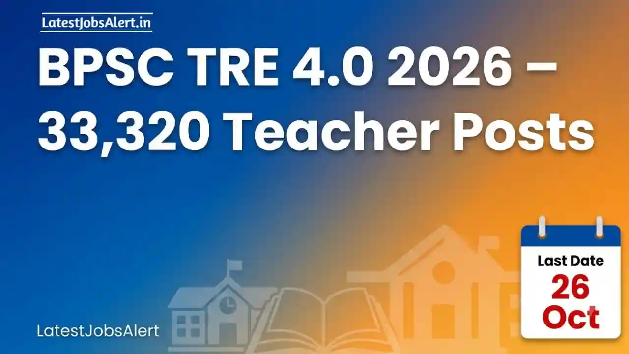 BPSC TRE 4.0 Recruitment 2026